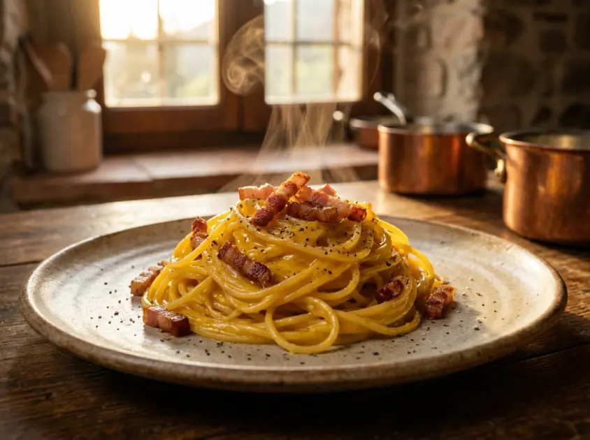 salsa carbonara sin nata